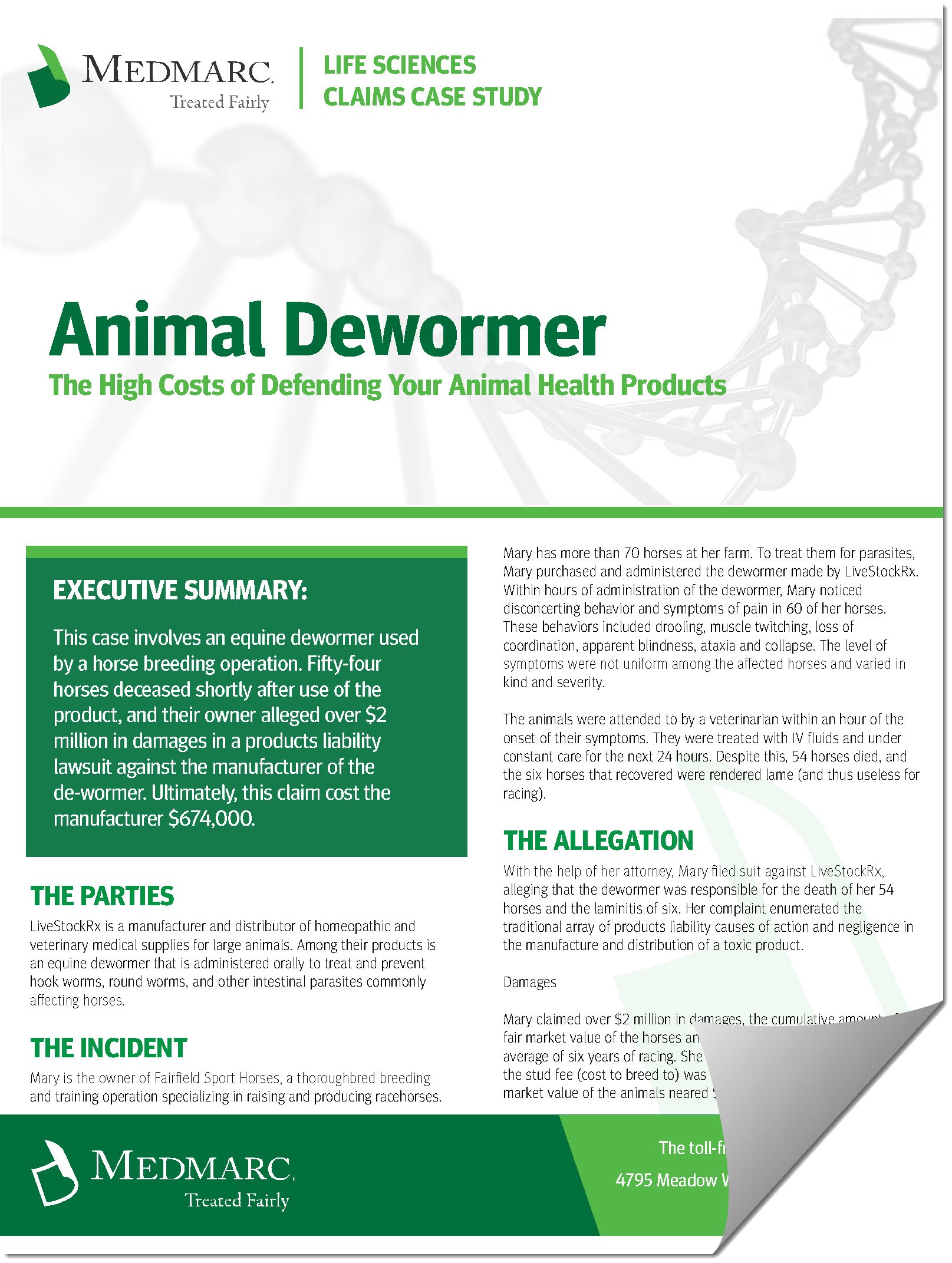Animal Health Dewormer Case Study
